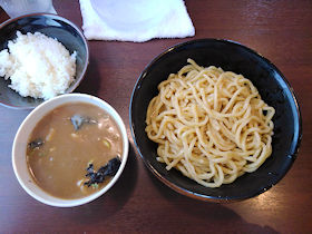 つけ麺＋ライス（小）