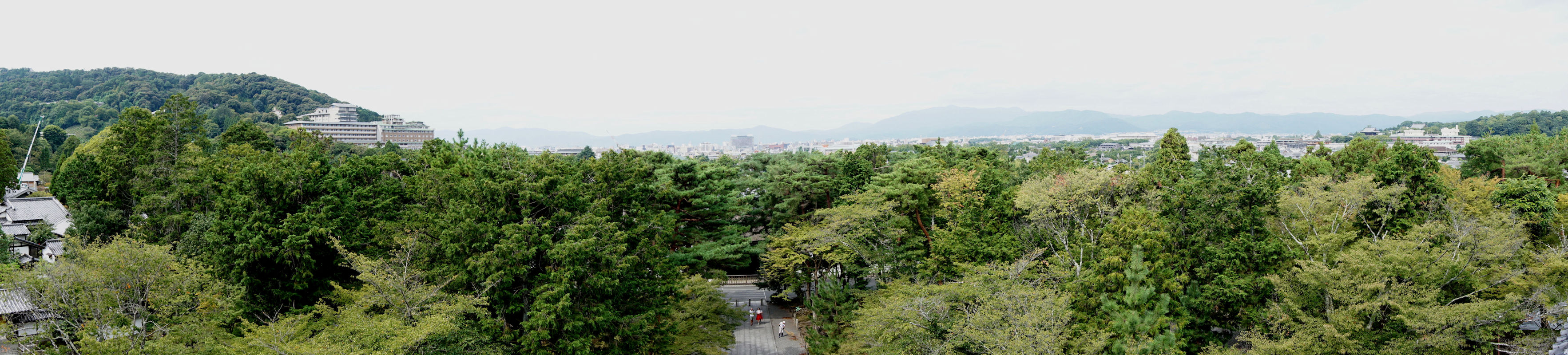 南禅寺の三門からの眺め　西側